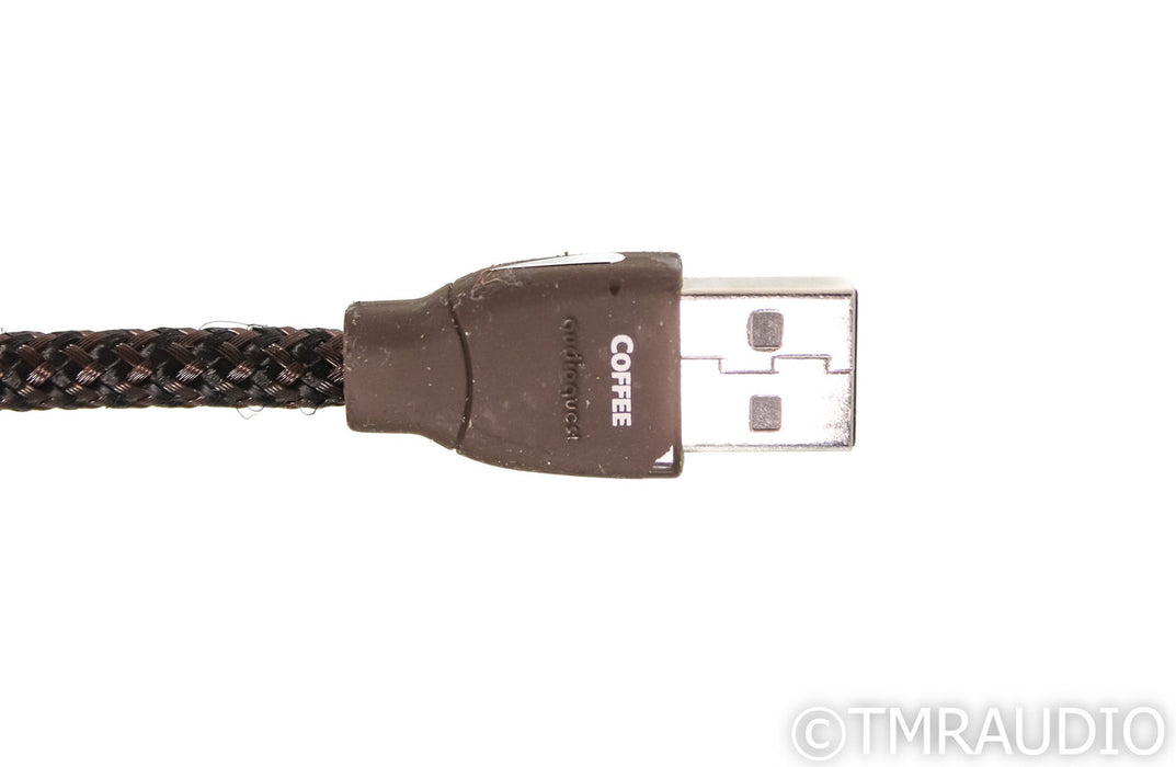 AudioQuest Coffee USB 2.0 Cable; 1.5m Digital Interconnect; 72v DBS