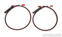 AudioQuest Fire RCA Cables; 1m Pair Interconnects; 72v DBS