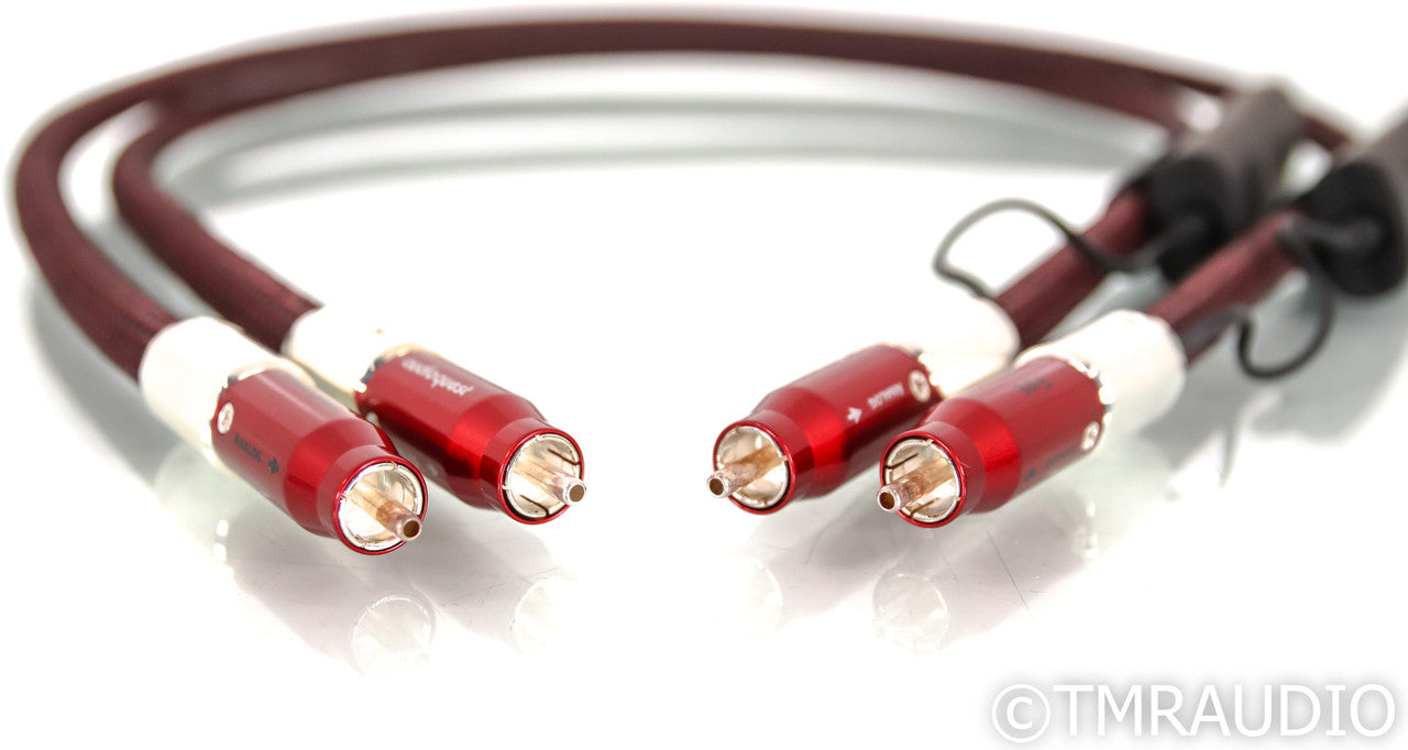 AudioQuest Fire RCA Cables; 1m Pair Interconnects; 72v DBS