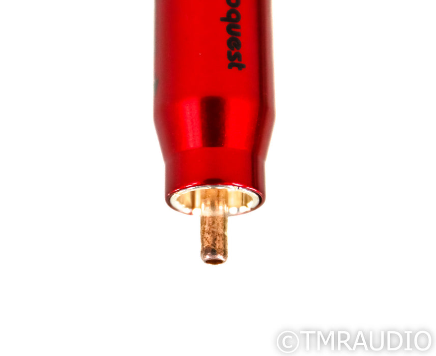 AudioQuest Fire RCA Cables; 1m Pair Interconnects; 72v DBS