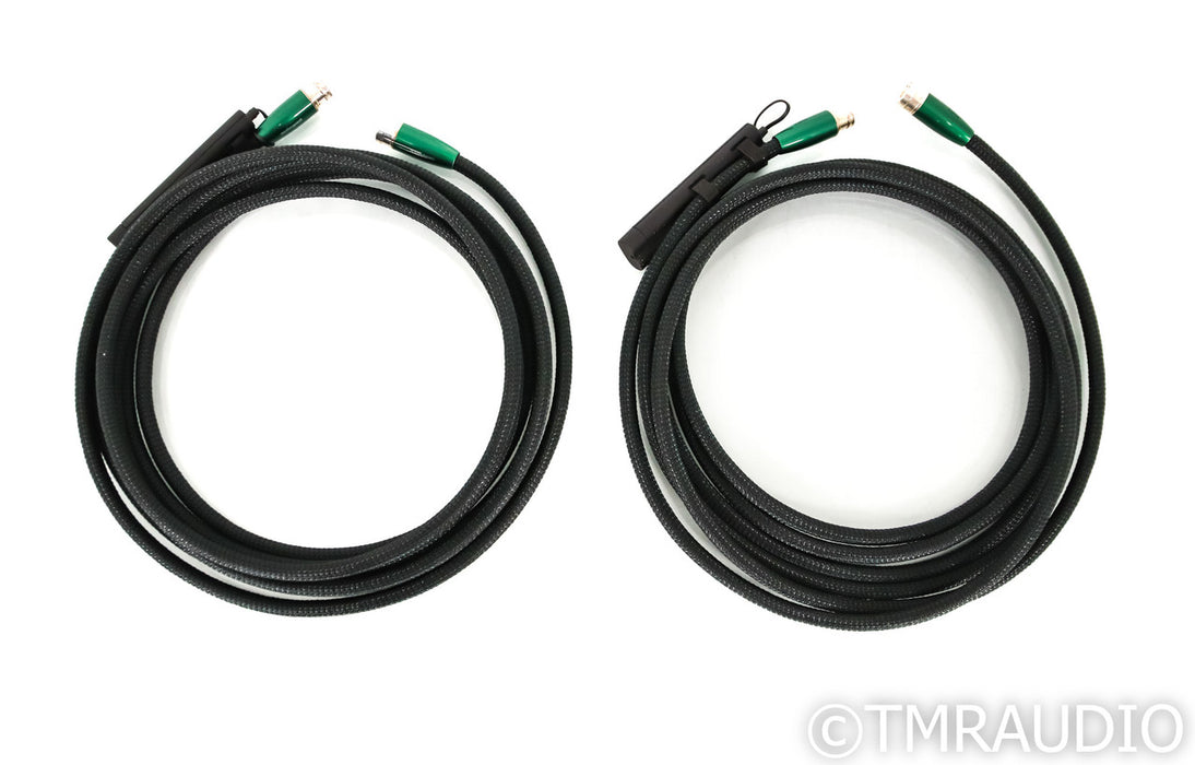 AudioQuest Earth XLR Cables; 5m Pair Balanced Interconnects; 72v DBS