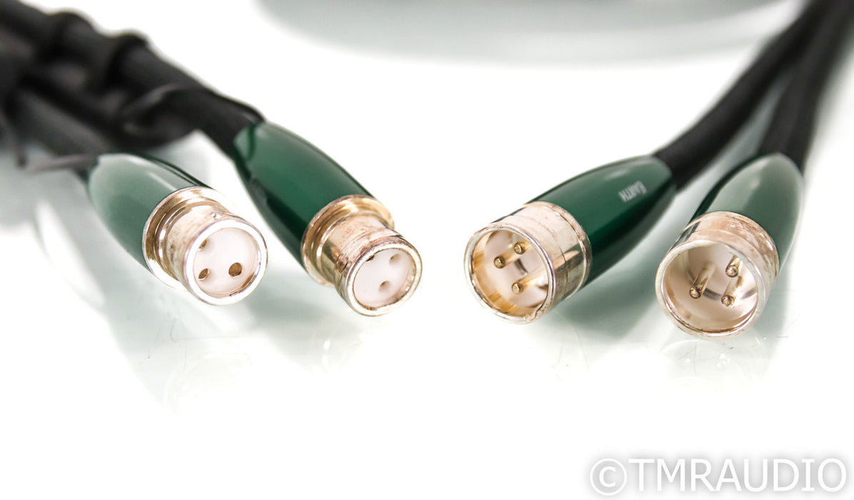 AudioQuest Earth XLR Cables; 5m Pair Balanced Interconnects; 72v DBS