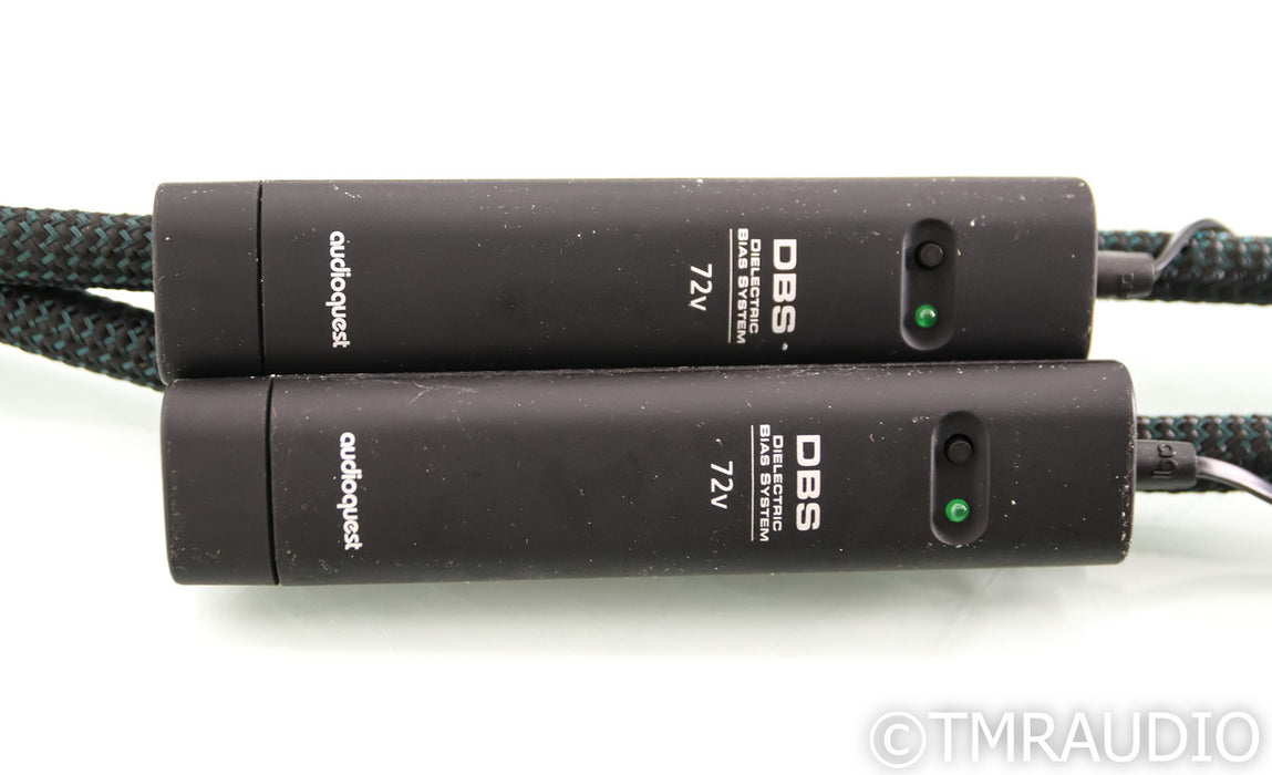 AudioQuest Earth XLR Cables; 5m Pair Balanced Interconnects; 72v DBS