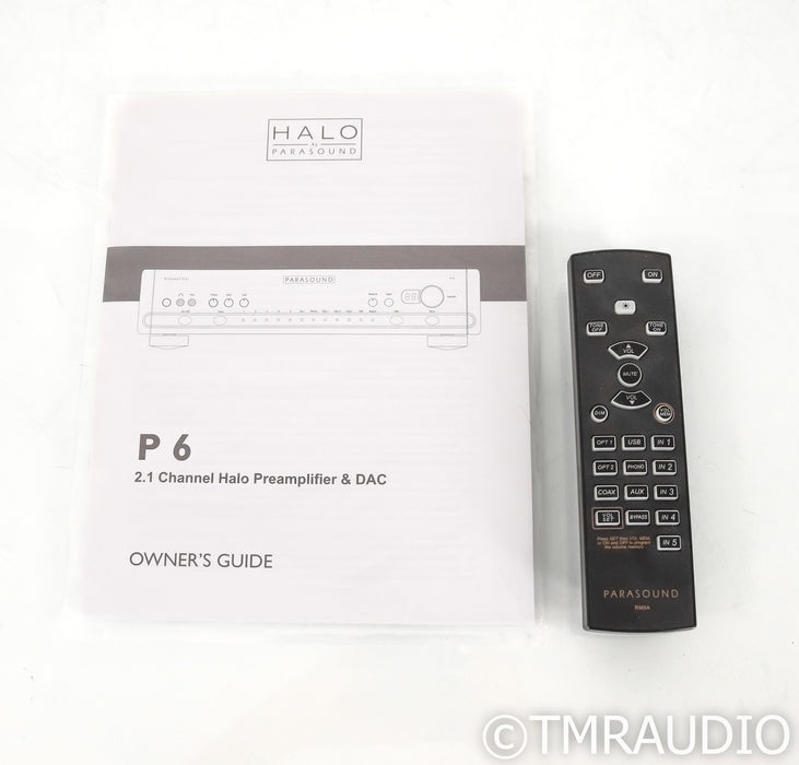 Parasound Halo P6 Stereo Preamplifier; DAC; MM / MC Phono