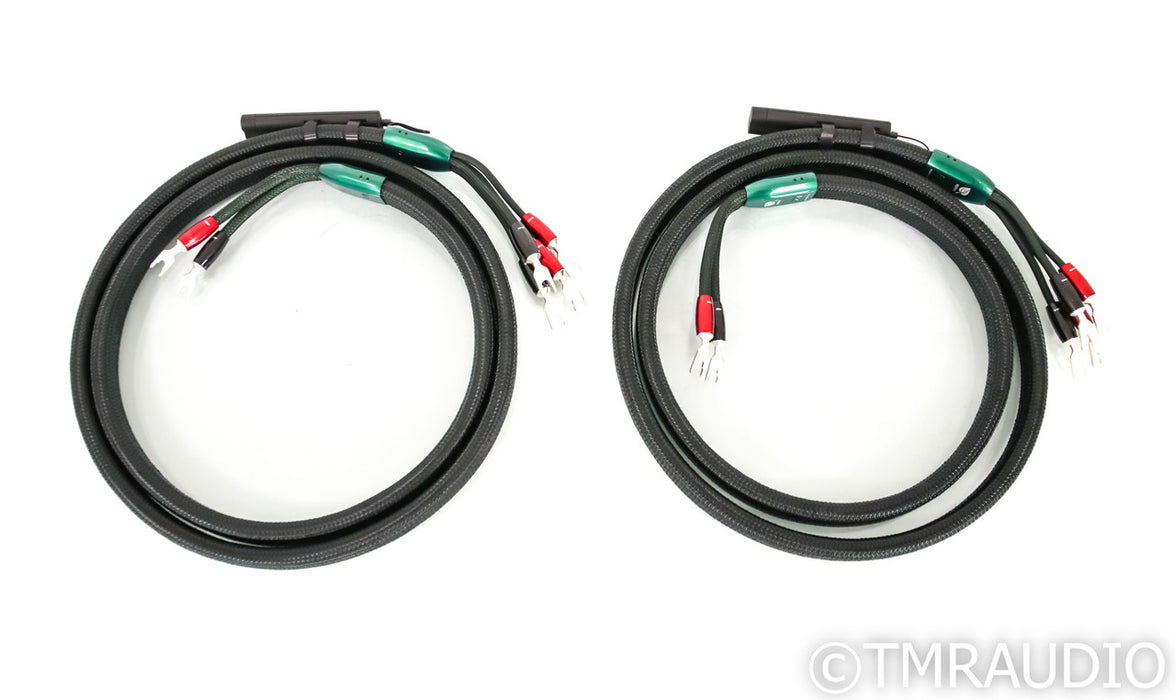 AudioQuest Aspen Bi-Wire Speaker Cables; 8ft Pair; 72v DBS