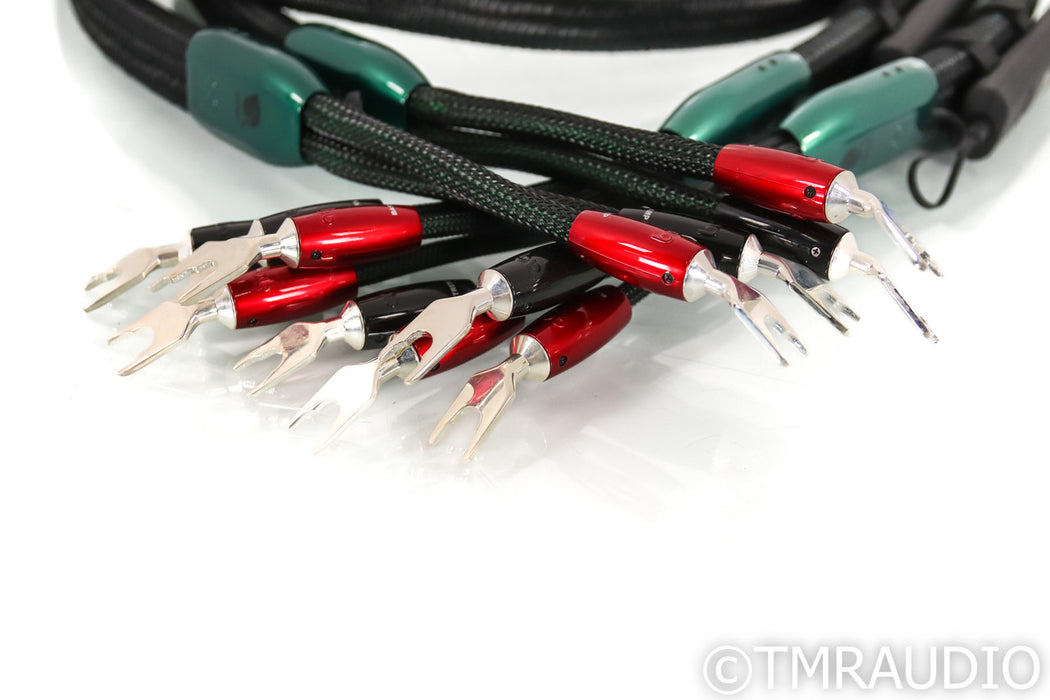 AudioQuest Aspen Bi-Wire Speaker Cables; 8ft Pair; 72v DBS