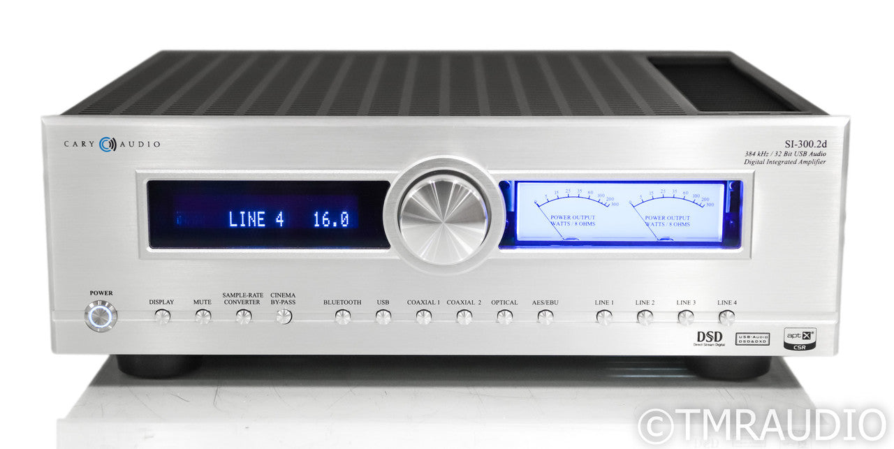 Cary Audio SI-300.2D Stereo Integrated Amplifier; SI300.2D; Silver