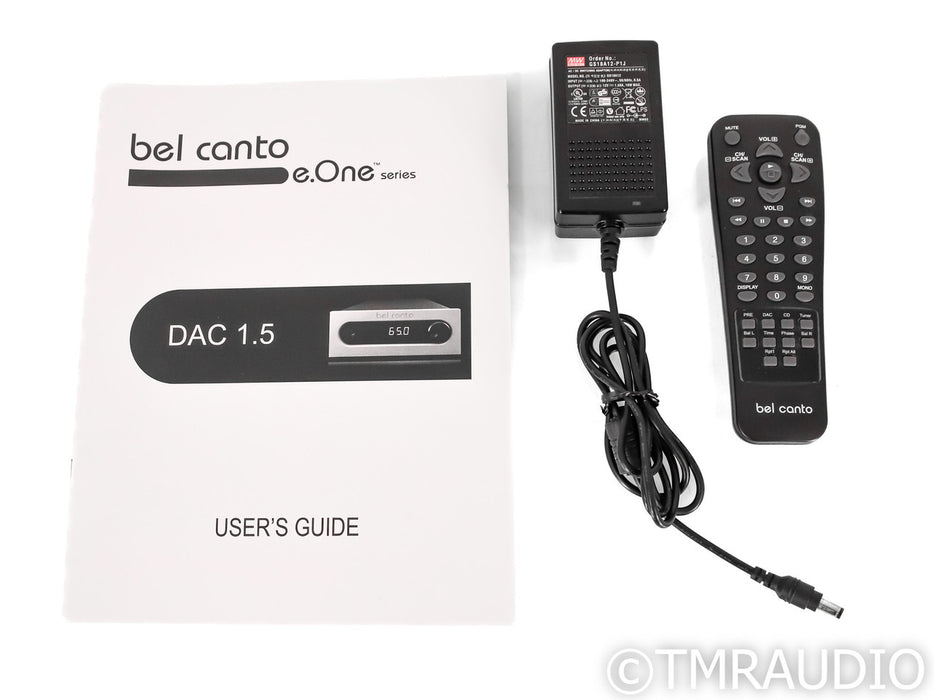 Bel Canto e.One DAC 1.5; D/A Converter; Silver