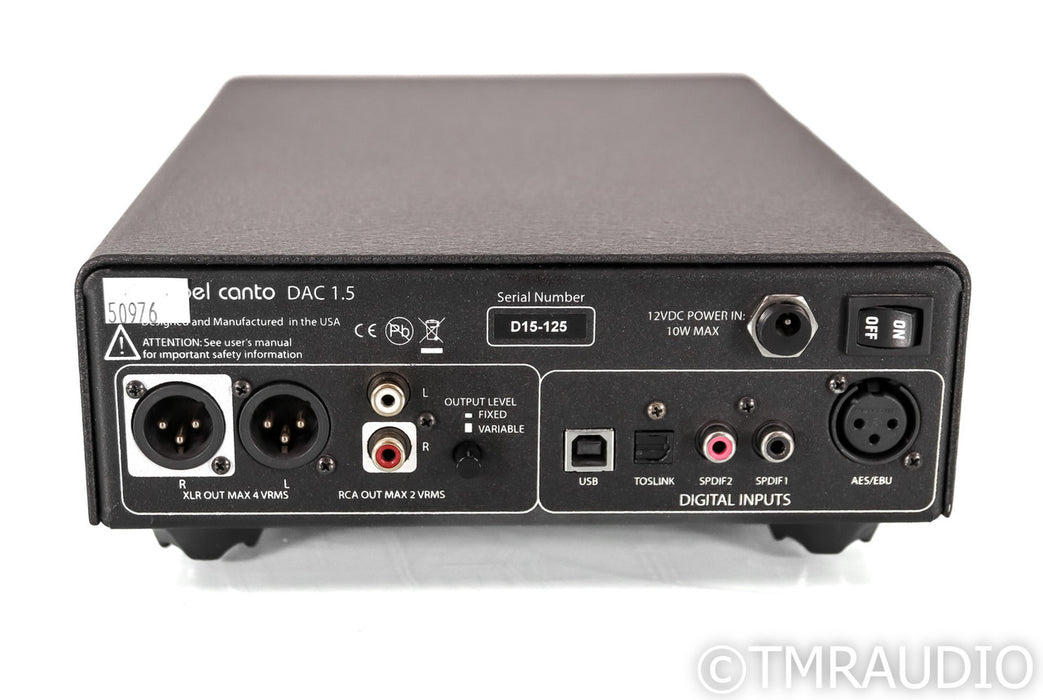 Bel Canto e.One DAC 1.5; D/A Converter; Silver