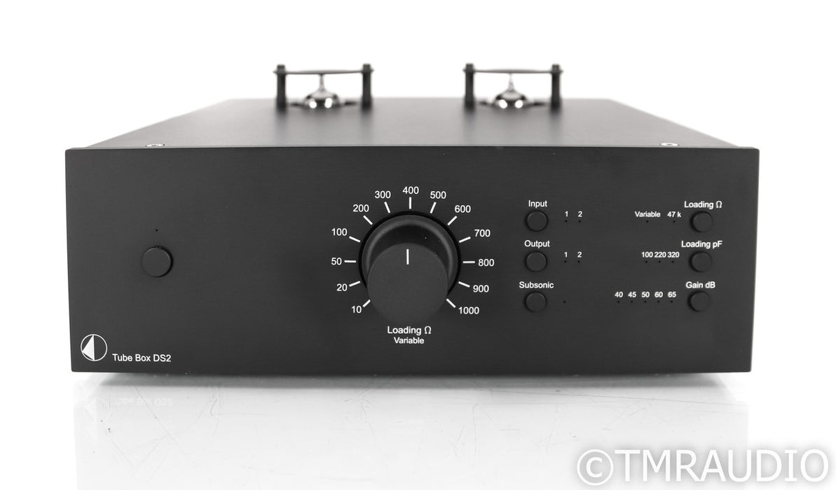 Pro-Ject Tube Box DS2 MM / MC Phono Preamplifier; DS-2; Black