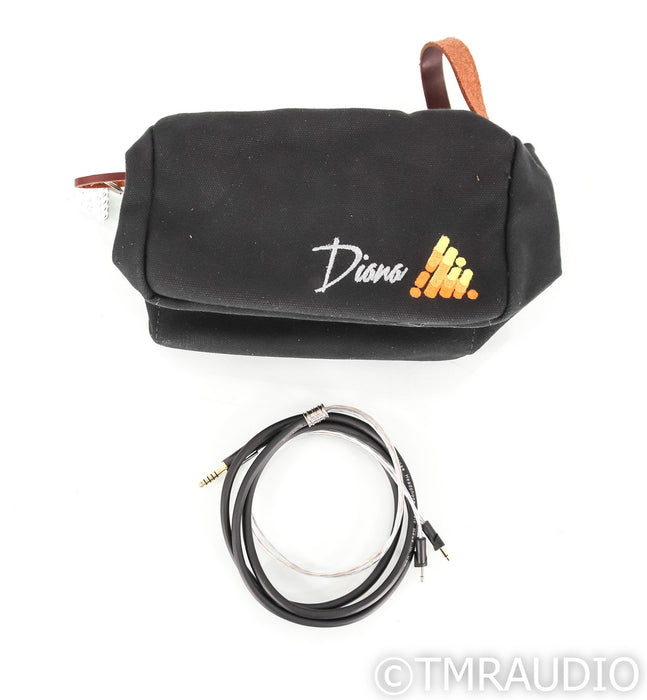 Abyss Diana V2 Open Back Planar Magnetic Headphones; Onyx Black
