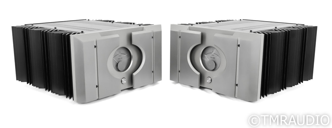Pass Labs XA160 Mono Power Amplifiers; Silver Pair; XA-160