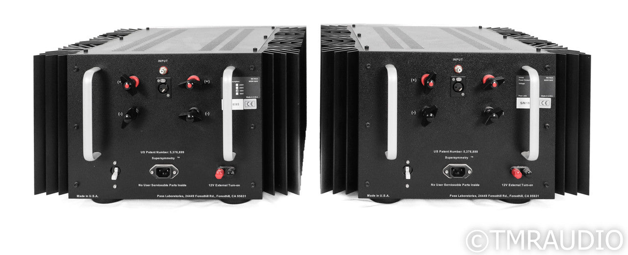 Pass Labs XA160 Mono Power Amplifiers; Silver Pair; XA-160