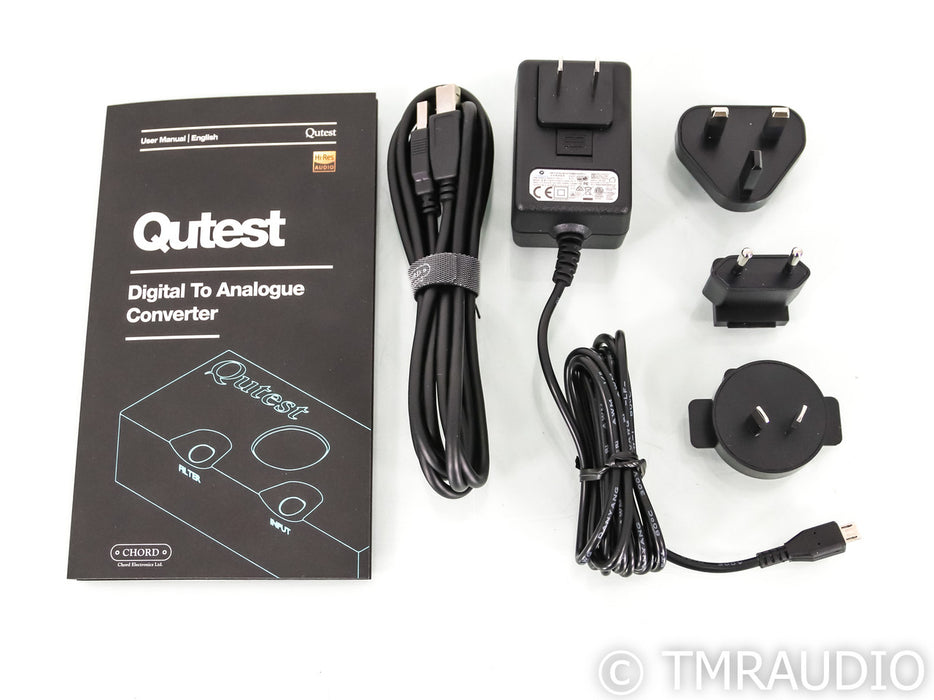 Chord Electronics Qutest DAC; Black; D/A Converter