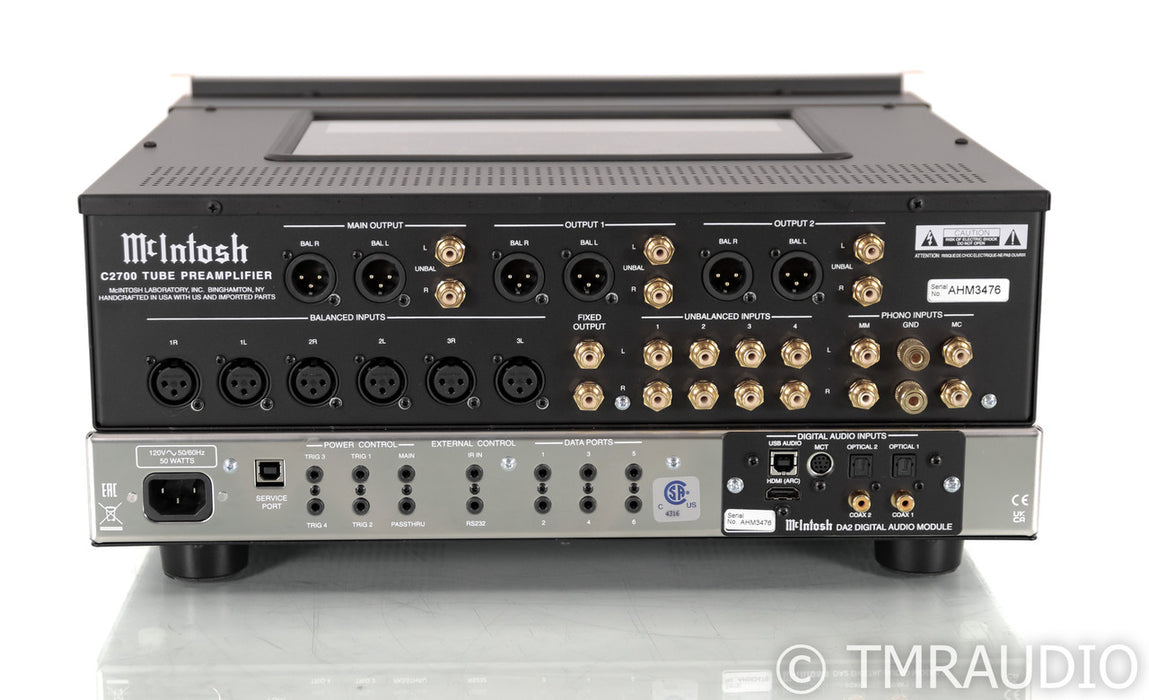 McIntosh C2700 Stereo Tube Preamplifier; MM / MC Phono
