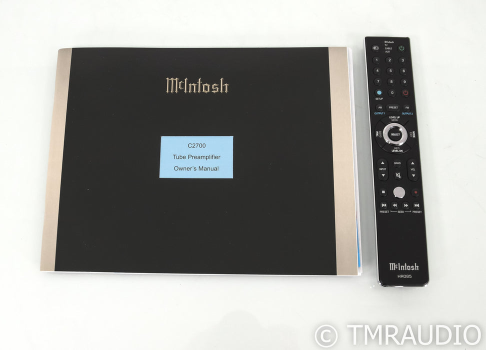 McIntosh C2700 Stereo Tube Preamplifier; MM / MC Phono