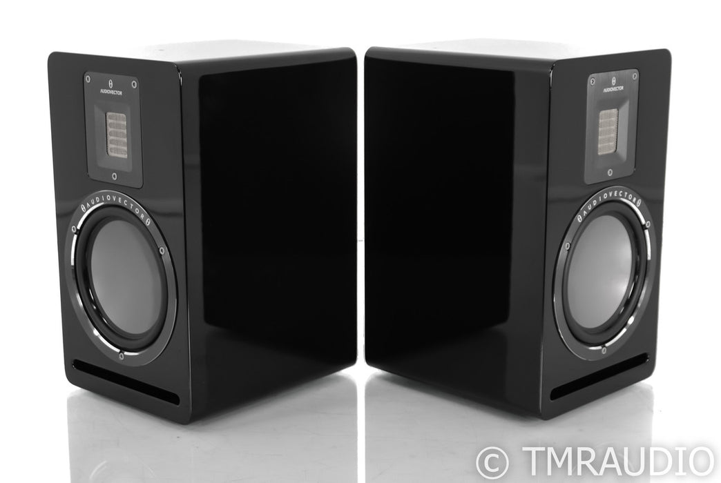 AudioVector QR-1 Bookshelf Speakers; QR1; Black Piano