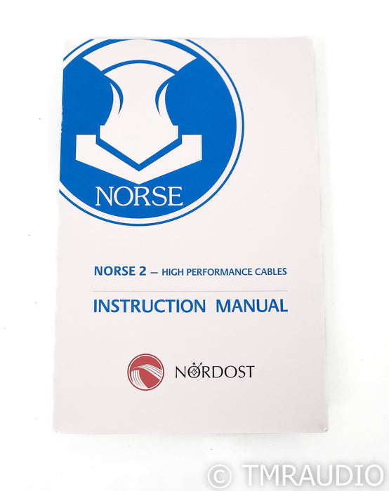 Nordost Tyr 2 XLR Cables; 1m Pair Balanced Interconnects (Open Box)