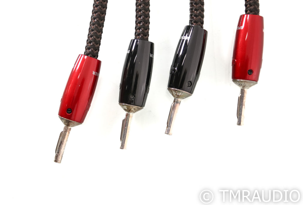 AudioQuest Saturn BiWire Jumper Cables; Silver (Set of Four)