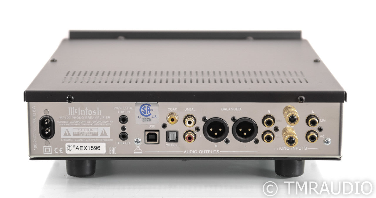 McIntosh MP100 MM / MC Phono Preamplifier; MP-100; A/D Converter