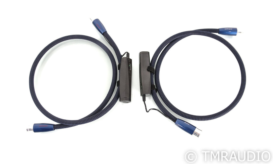 AudioQuest Water XLR Cables; 1m Pair Balanced Interconnects