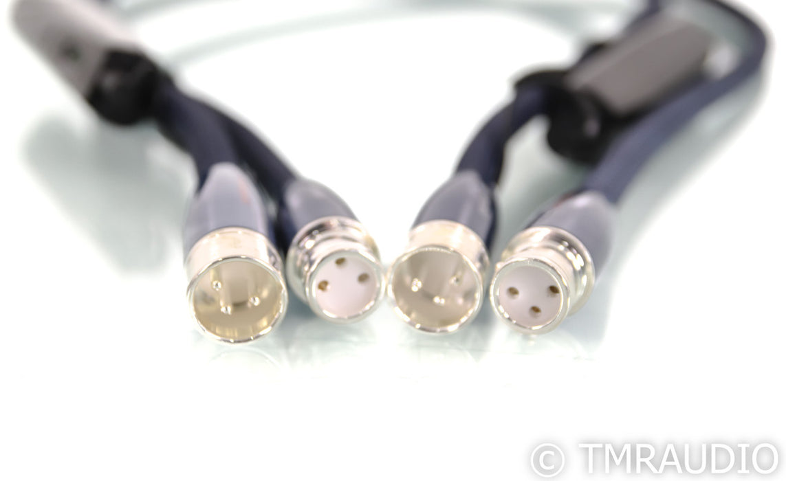 AudioQuest Water XLR Cables; 1m Pair Balanced Interconnects