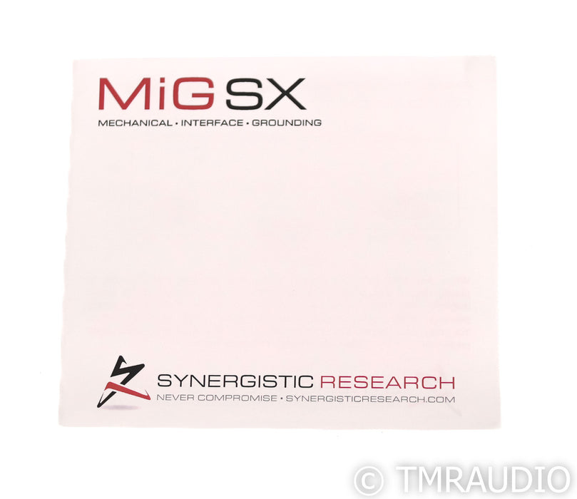 Synergistic Research MiG SX; Mechanical Interface Grounding Feet; Set of 3