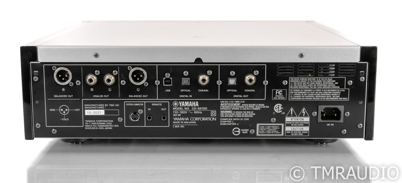 Yamaha CD-S2100 SACD / CD Transport; CDS2100; USB