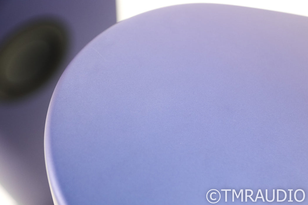 KEF Blade Two Meta Floorstanding Speakers; Frosted Blue Pair
