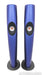 KEF Blade Two Meta Floorstanding Speakers; Frosted Blue Pair