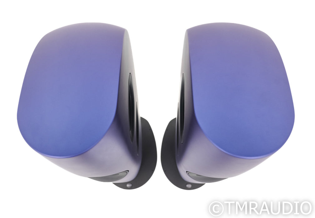 KEF Blade Two Meta Floorstanding Speakers; Frosted Blue Pair
