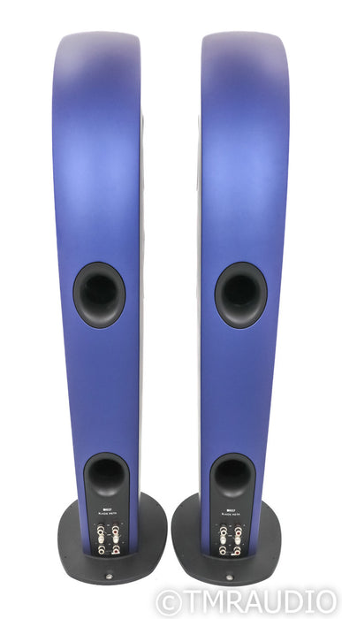 KEF Blade Two Meta Floorstanding Speakers; Frosted Blue Pair