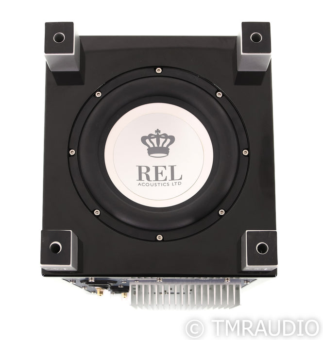 REL T/5i 8" Powered Subwoofer; Piano Black