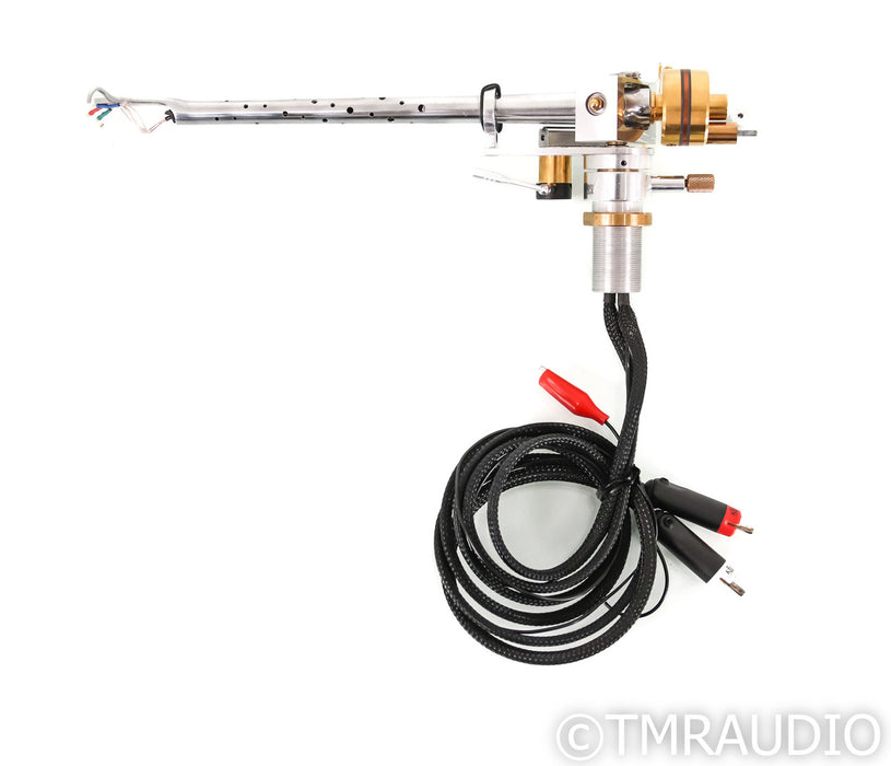 Audiomods Classic III Tonearm; Gold Plated Polished Finish; 9.5"