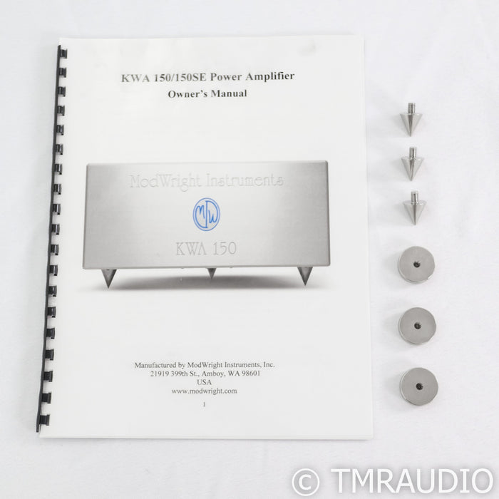 Modwright KWA-150SE Signature Edition Stereo Power Amplifier; Silver; KWA150SE