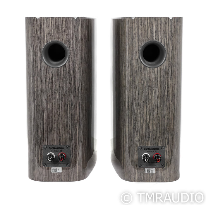 Dynaudio Contour 20 Bookshelf Speakers; High Gloss Grey Oak Pair