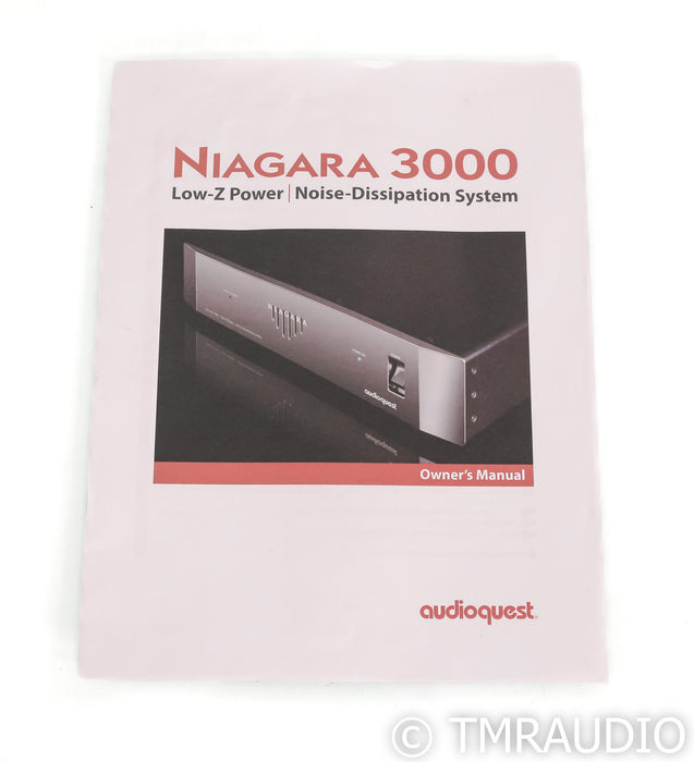 AudioQuest Niagara 3000 AC Power Line Conditioner; Rack Mountable