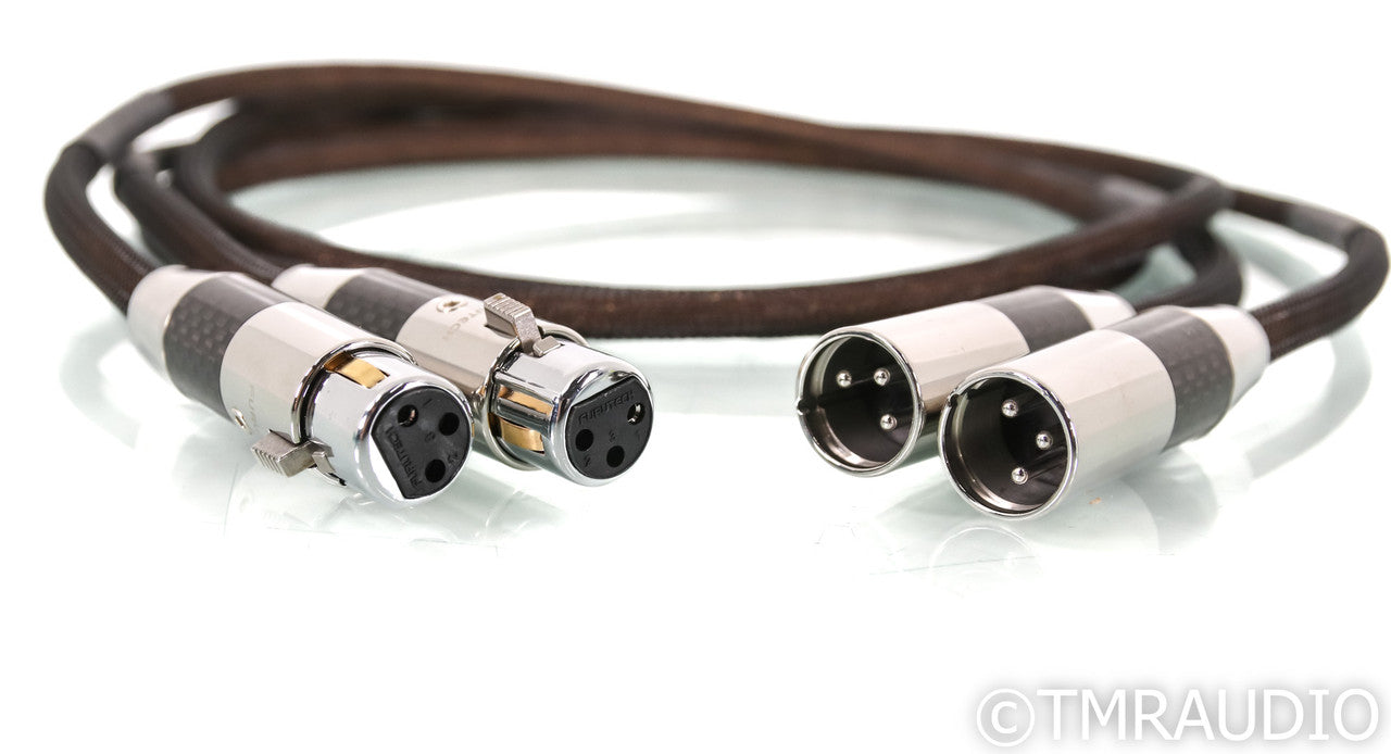 Moon Audio Bronze Dragon XLR Cables; 1m Pair Balanced Interconnects