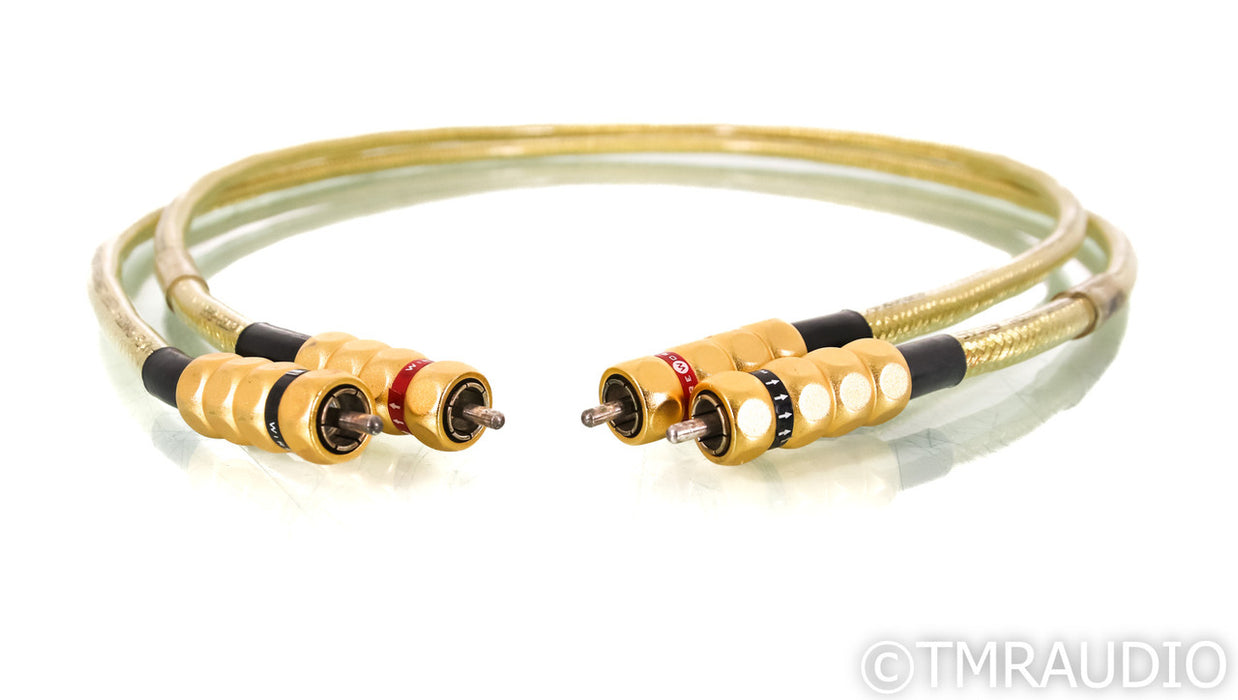 WireWorld Gold Eclipse III+ RCA Cables; 1m Pair Interconnects