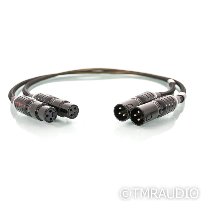 WireWorld Gold Eclipse 7 XLR Cables; 1m Pair Balanced Interconnects