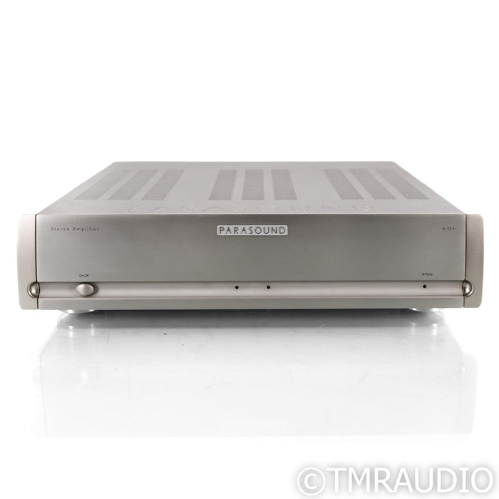 Parasound Halo A23+ Stereo Power Amplifier; Silver; A-23 Plus
