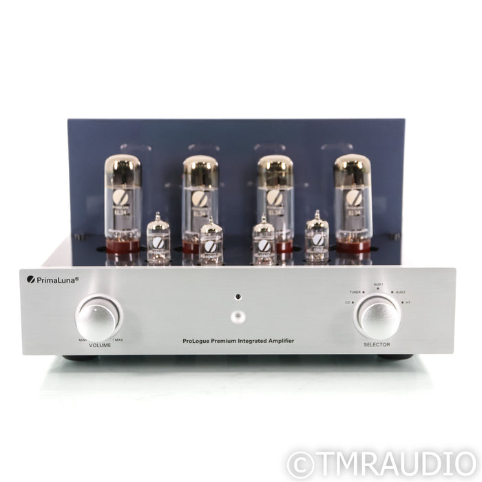 PrimaLuna Prologue Premium Stereo Tube Integrated Amplifier; Silver