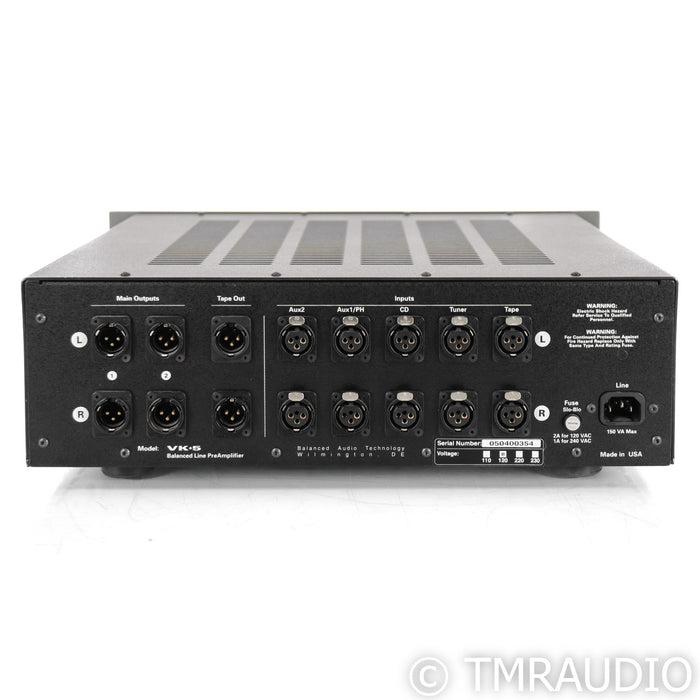 BAT VK-5 Stereo Tube Preamplifier; Black