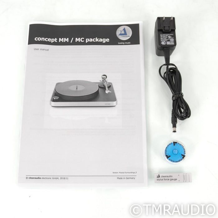 Clearaudio Concept Belt Drive Turntable; Concept Tonearm; Concept MC