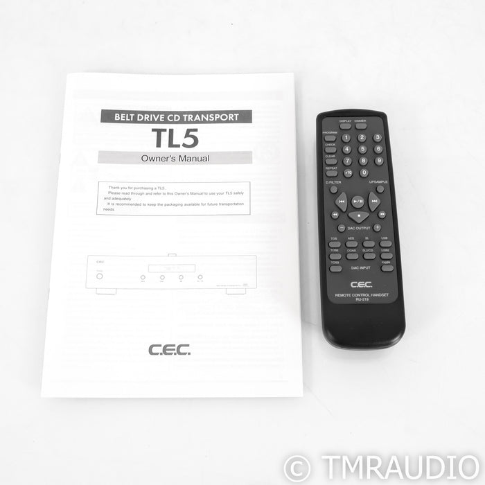 C.E.C. TL5 CD Transport; Silver
