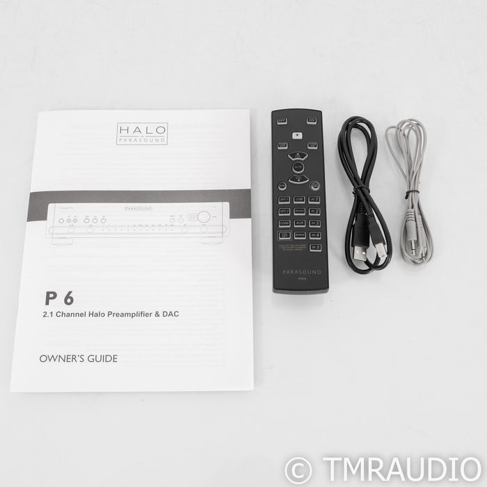 Parasound Halo P6 2.1 Channel Preamplifier; Silver; MM / MC Phono