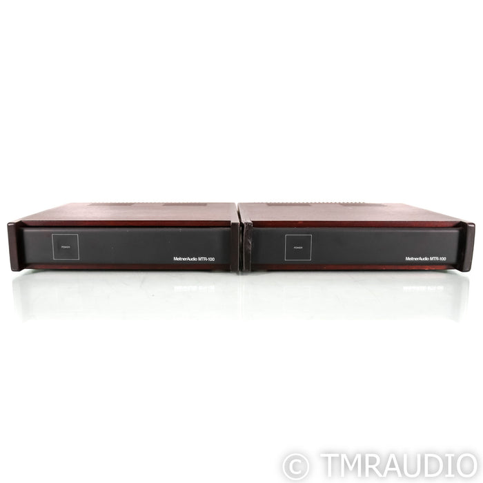 Meitner Audio MTR-100 Monoblock Power Amplifiers; Wood Pair