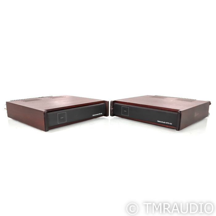 Meitner Audio MTR-100 Monoblock Power Amplifiers; Wood Pair