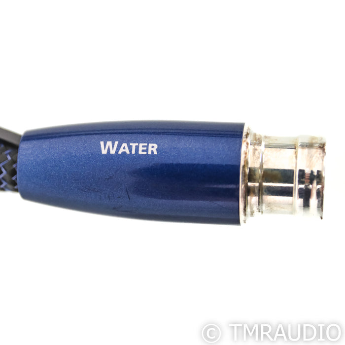 AudioQuest Water XLR Cables; 1m Pair Balanced Interconnects; 72v DBS