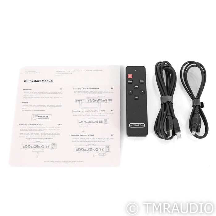 Chord Electronics DAVE Reference DAC / Headphone Amplifier; D/A Converter; Black